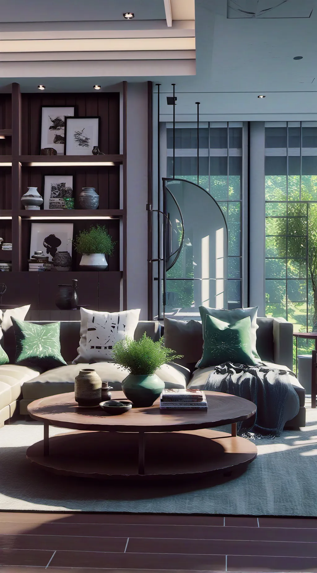 ai character: Fpe apartment background