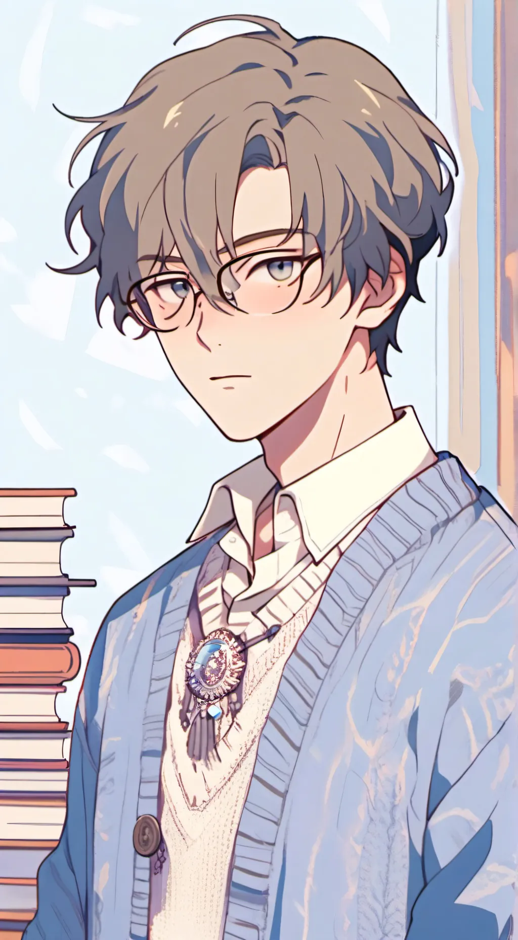 ai character: Шин background