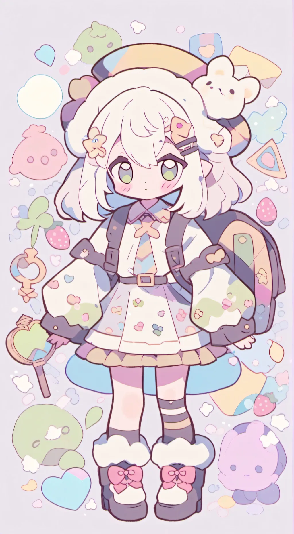 ai character: tu mejor amiga background