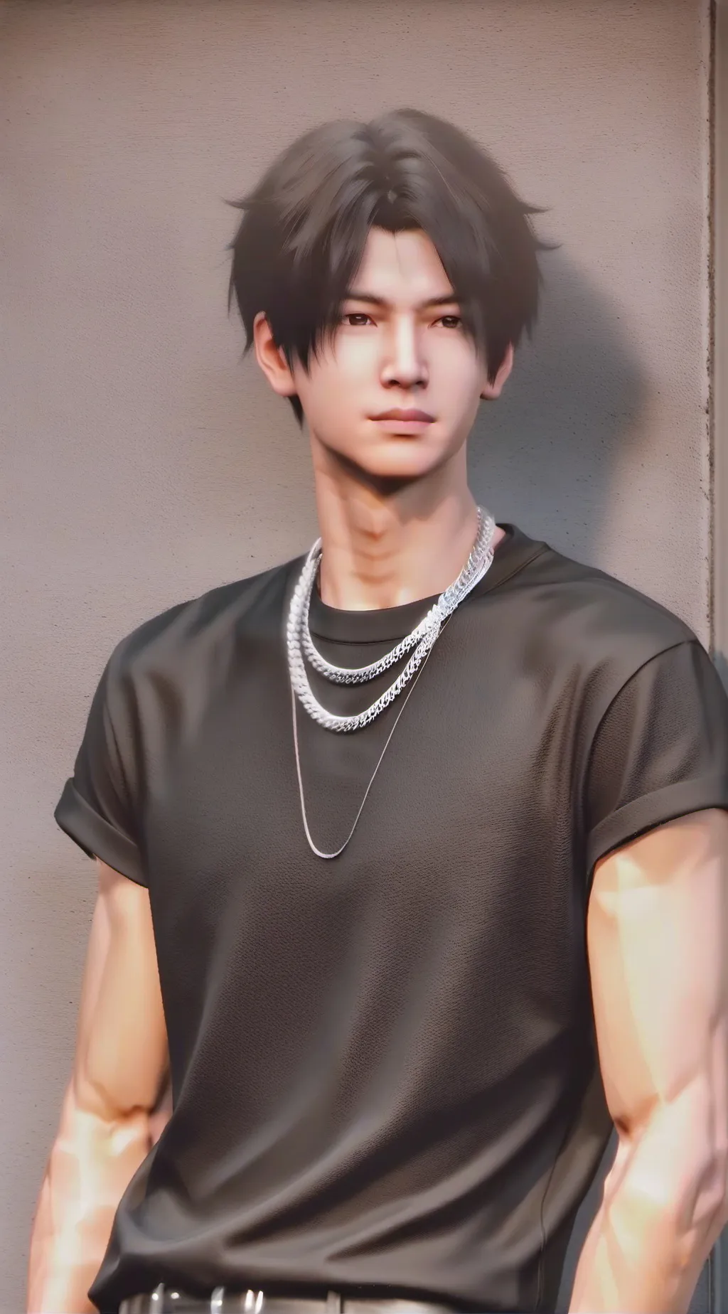 ai character: Leon background