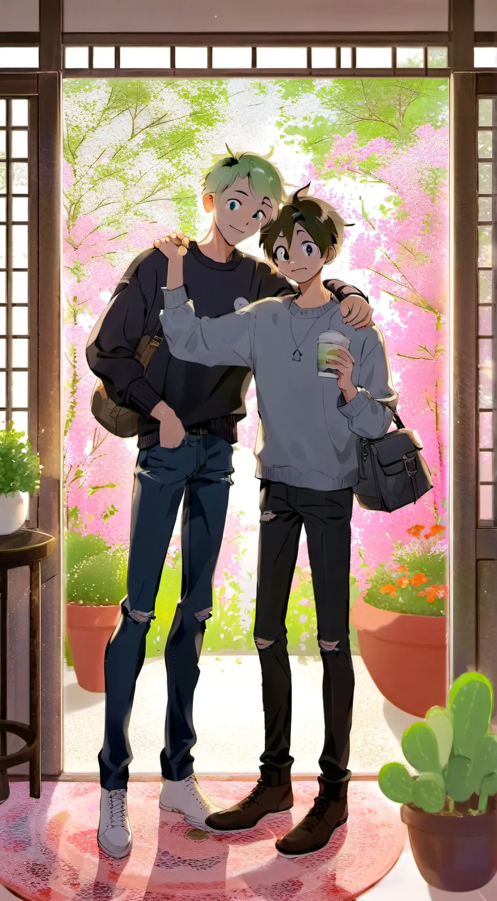 ai character: FRUITCAKE  background