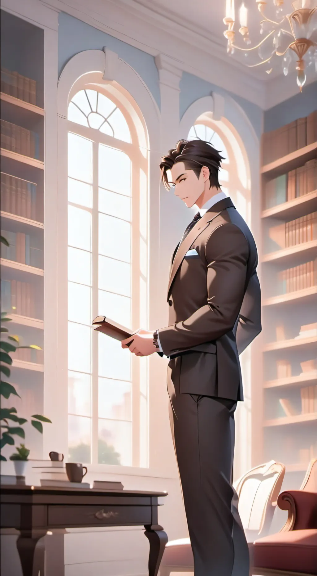 ai character: Mark background