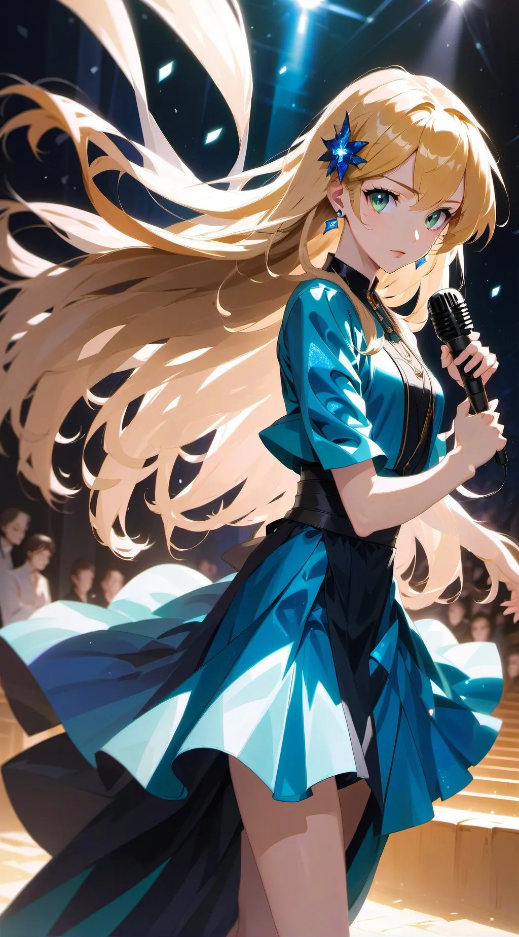 ai character: ❄️•Krystal•❄️ background