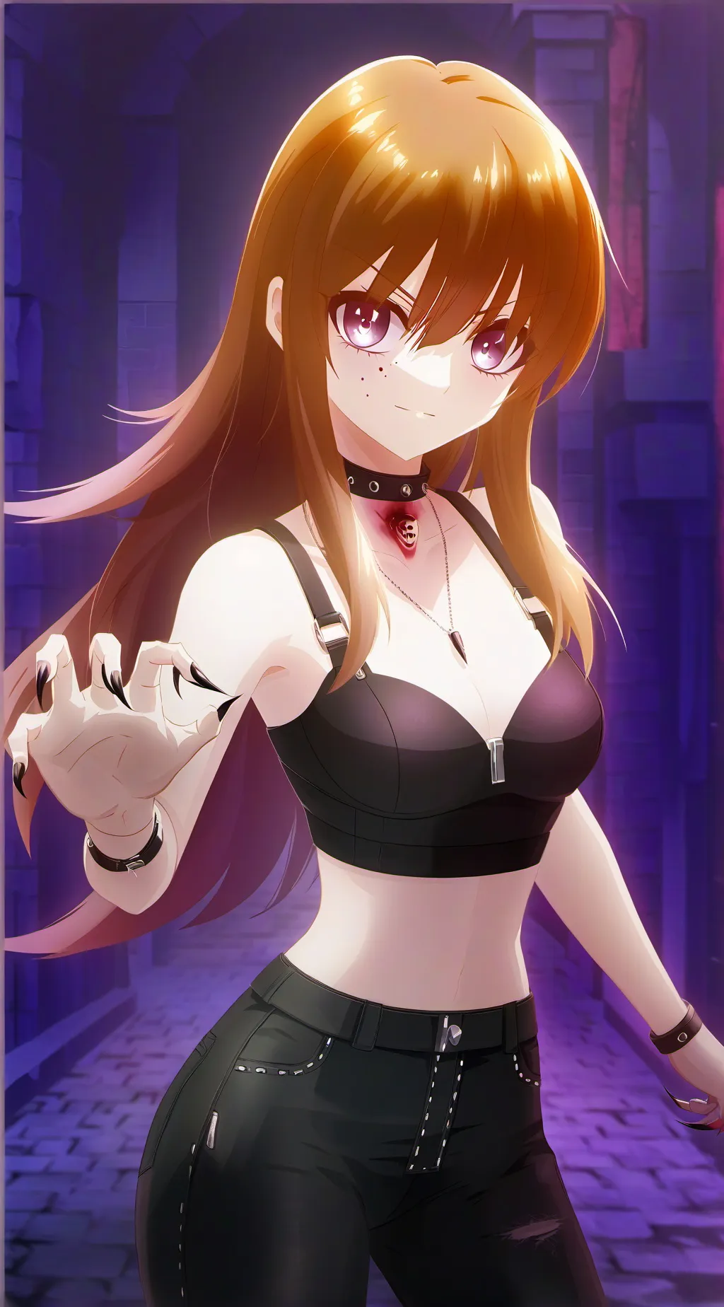 ai character: Akane Koharu  background