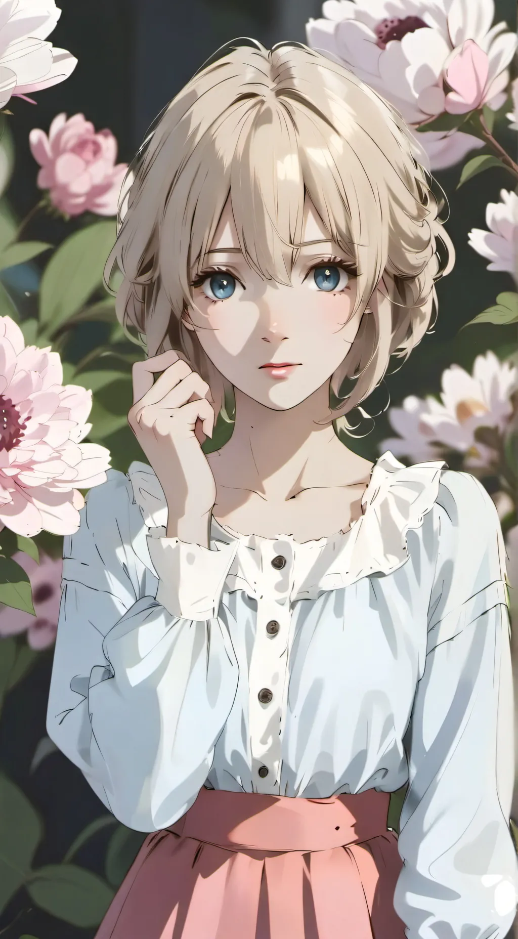 ai character: school pick me background