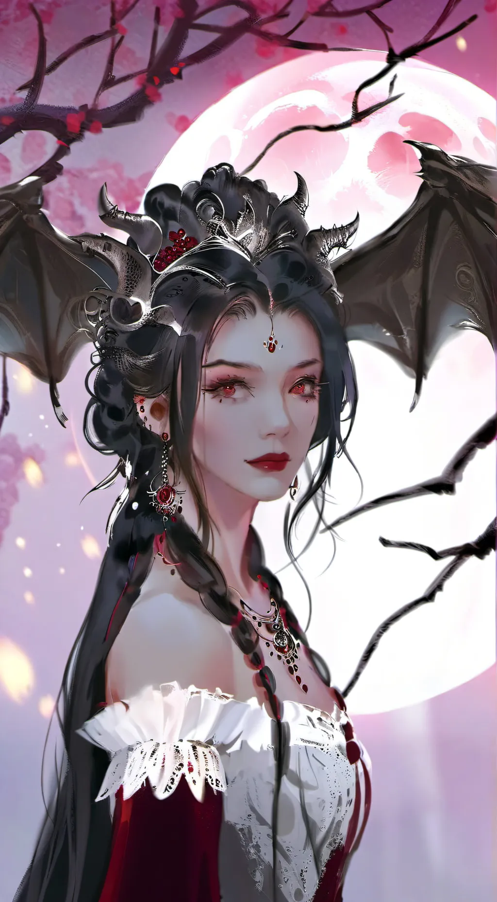 ai character: vempire y/n 2.0 background