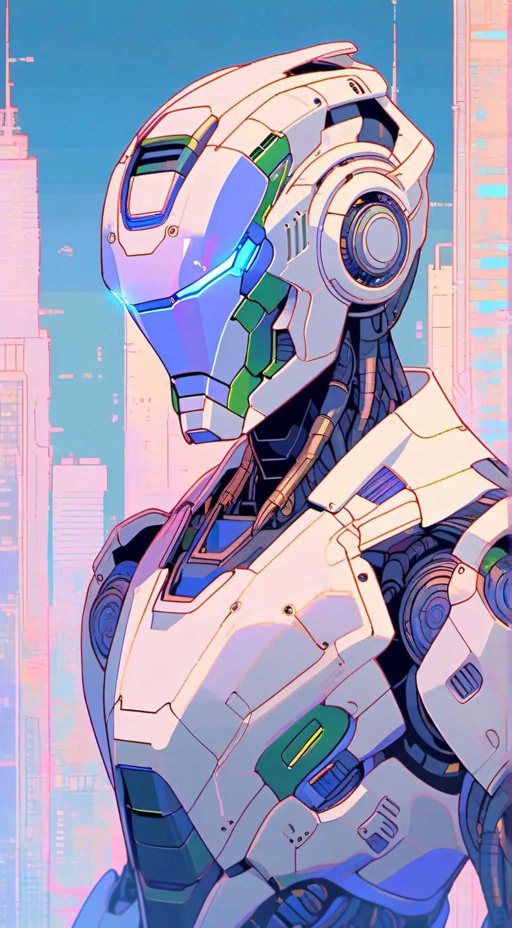 ai character: Robot Z background