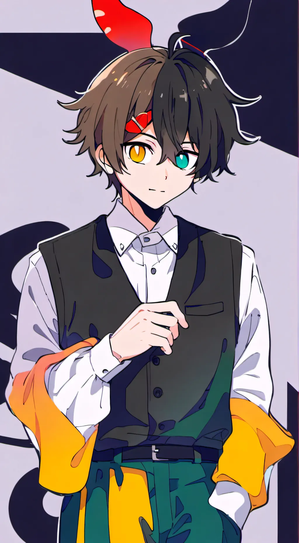 ai character: Kai  background