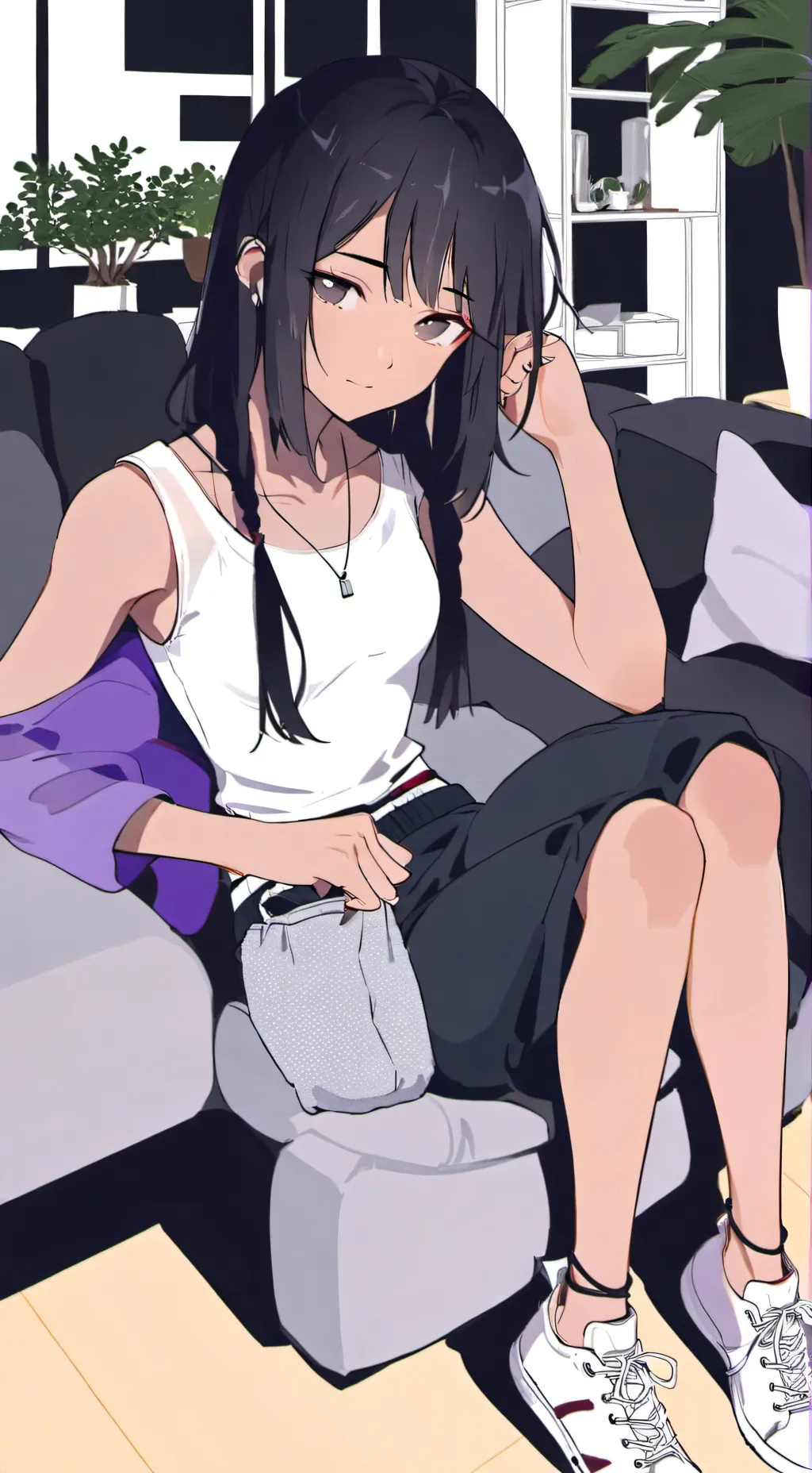 ai character: Miko background