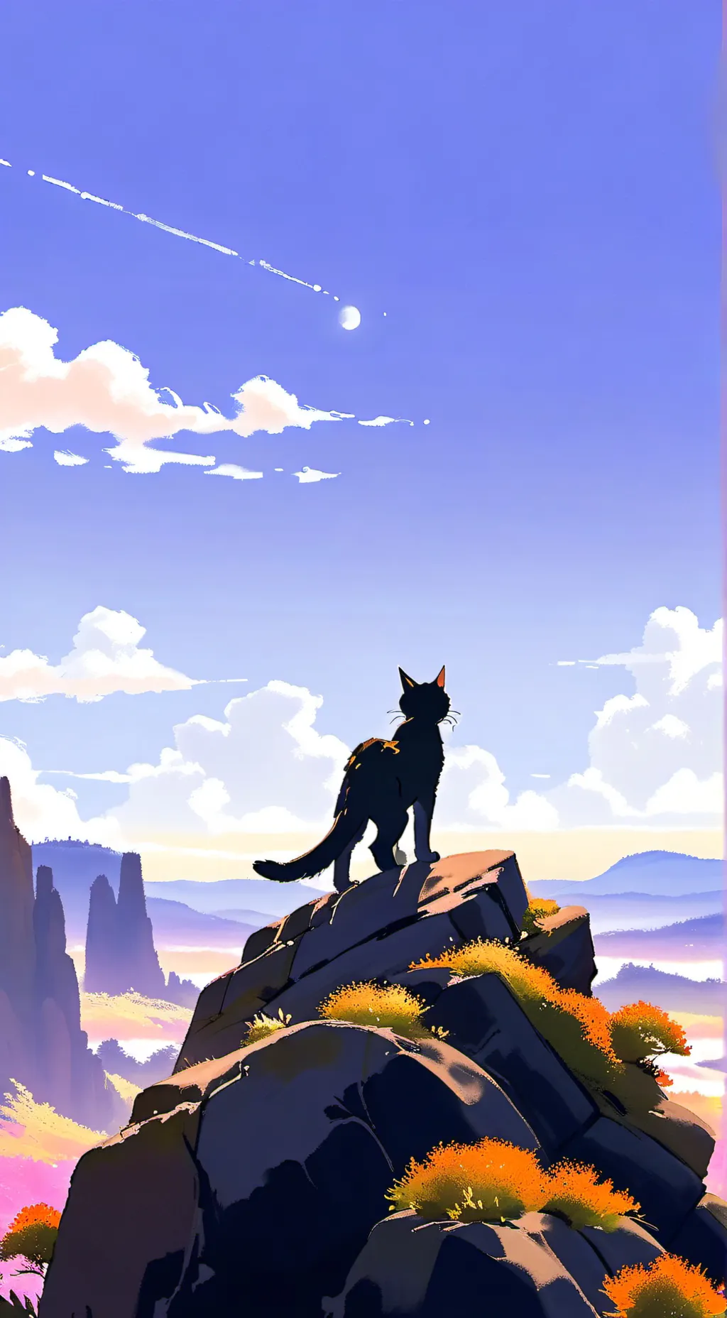 ai character: sunclan. background