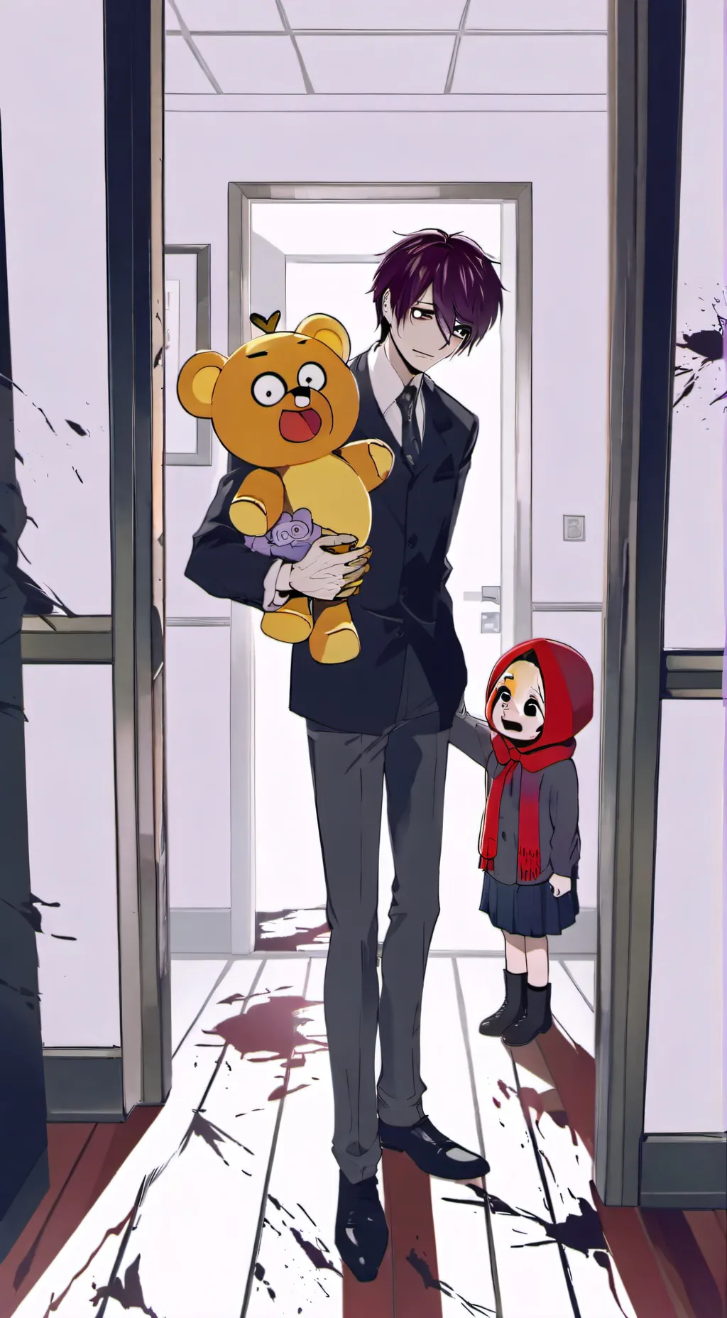 ai character: familia afton  background