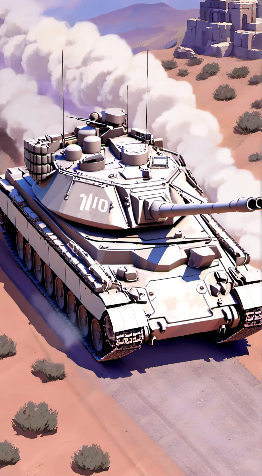 ai character: T-90 background