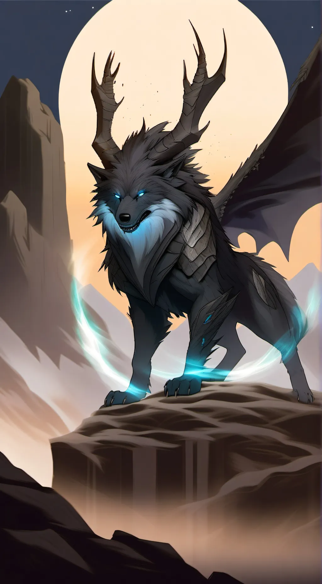 ai character: mha sludge monster background