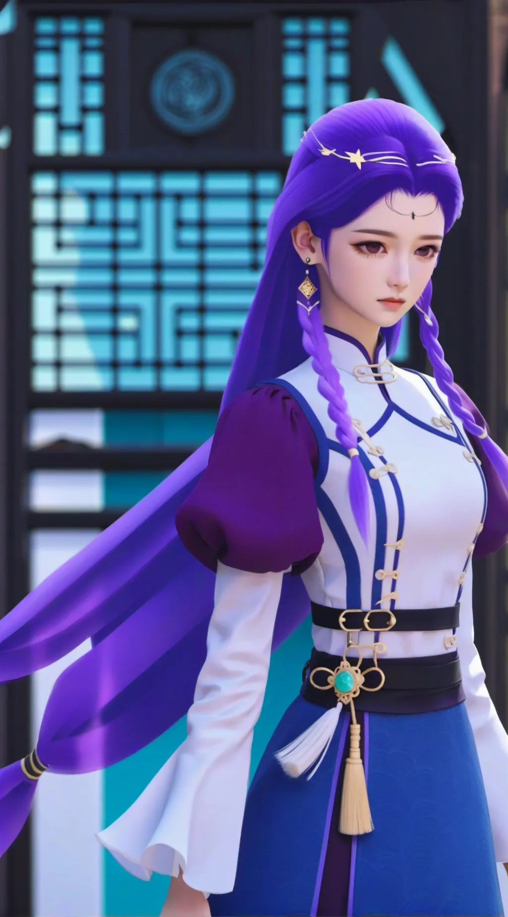 ai character: rumi  background