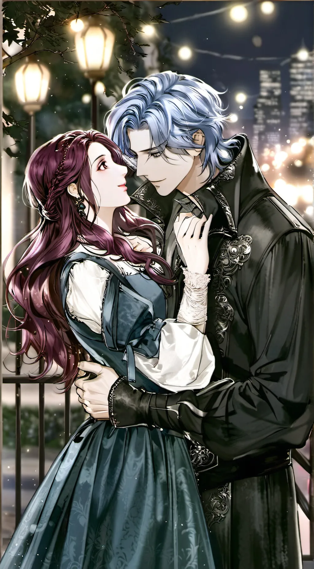 ai character: rose background