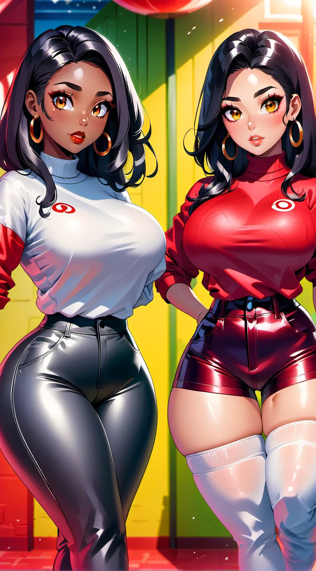 ai character: Liora y Ona background