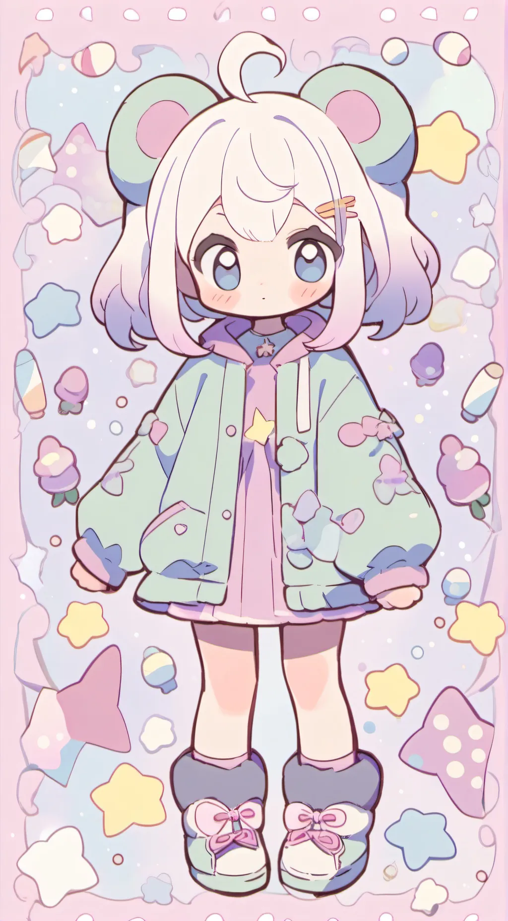 ai character: Dw pick me background