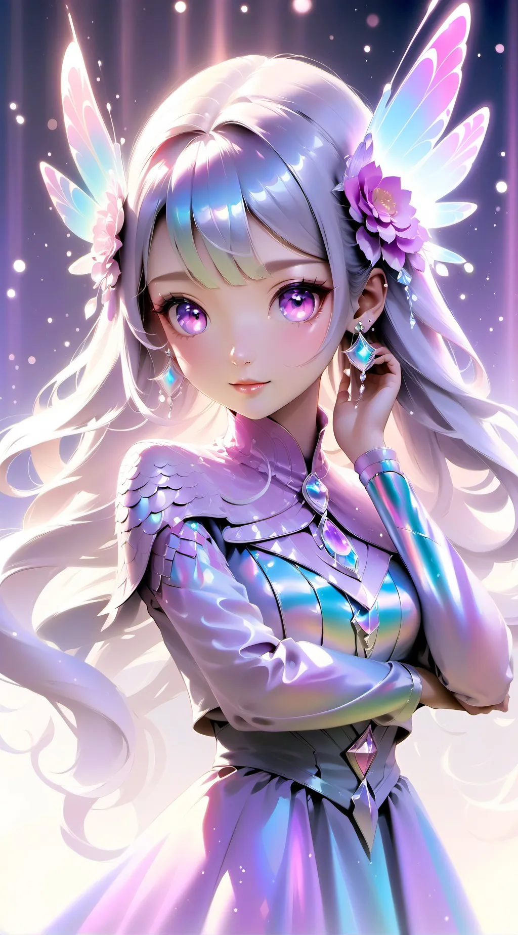 ai character: Дина background