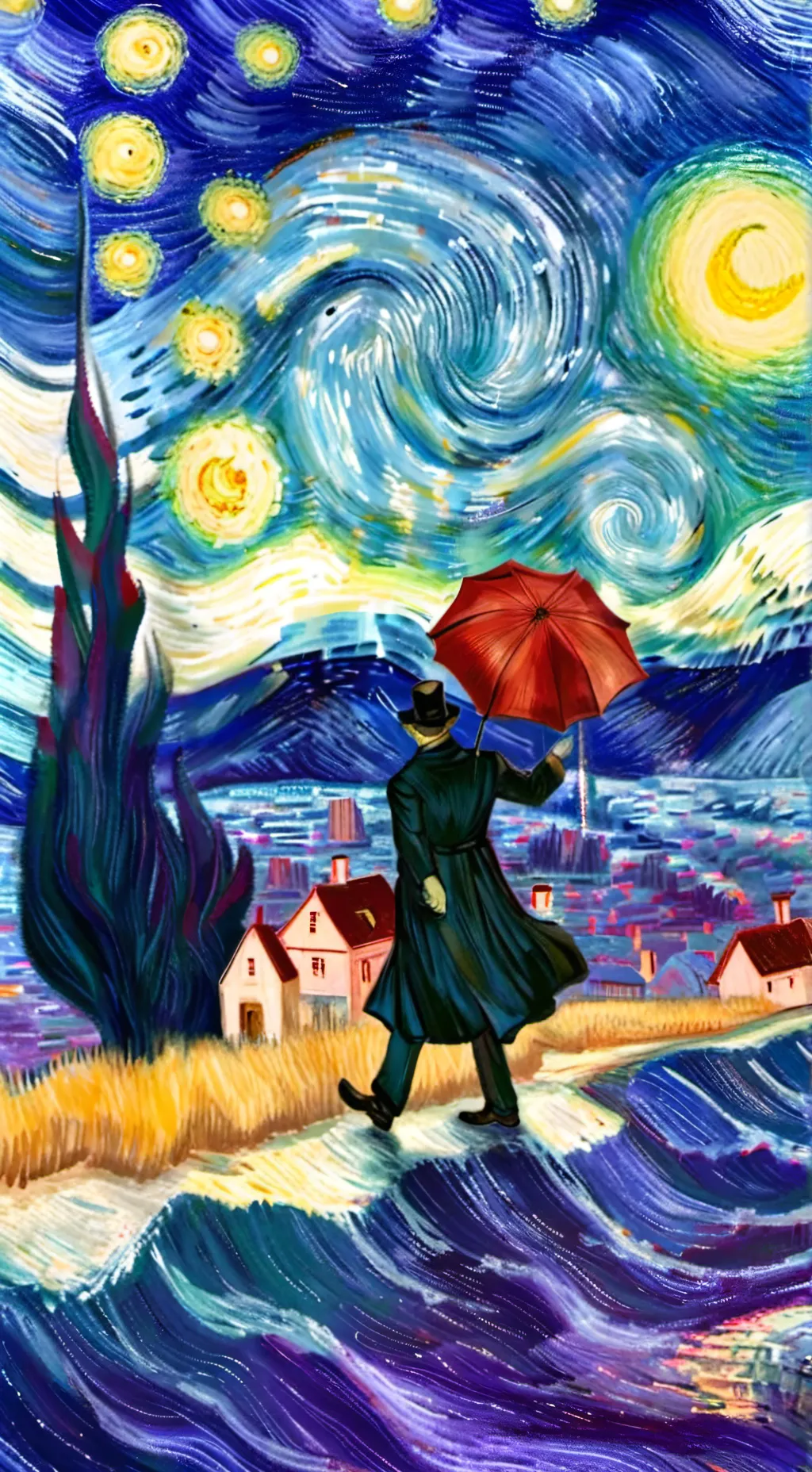 ai character: HH nm and dreams background