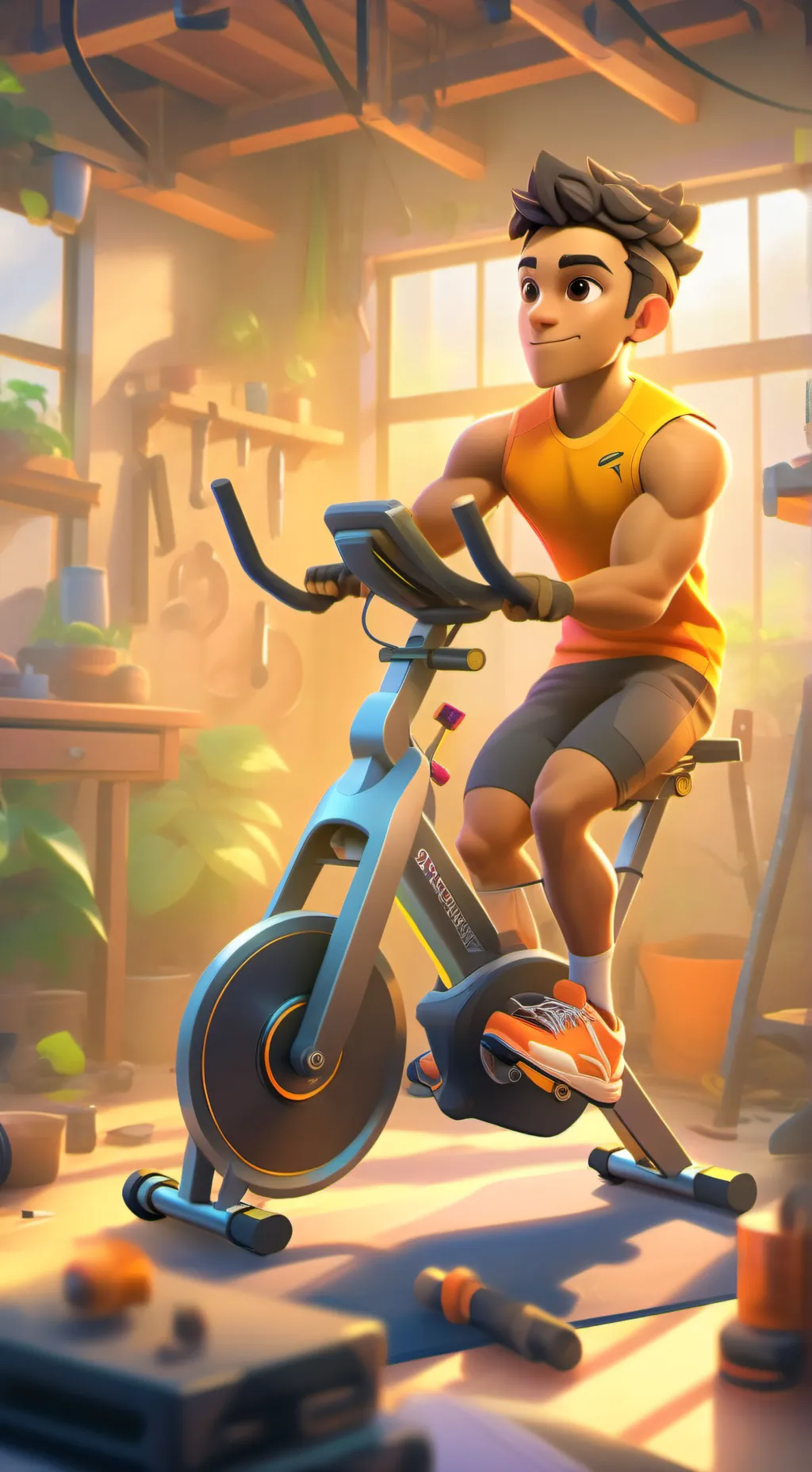 ai character: Athlete's Edge background