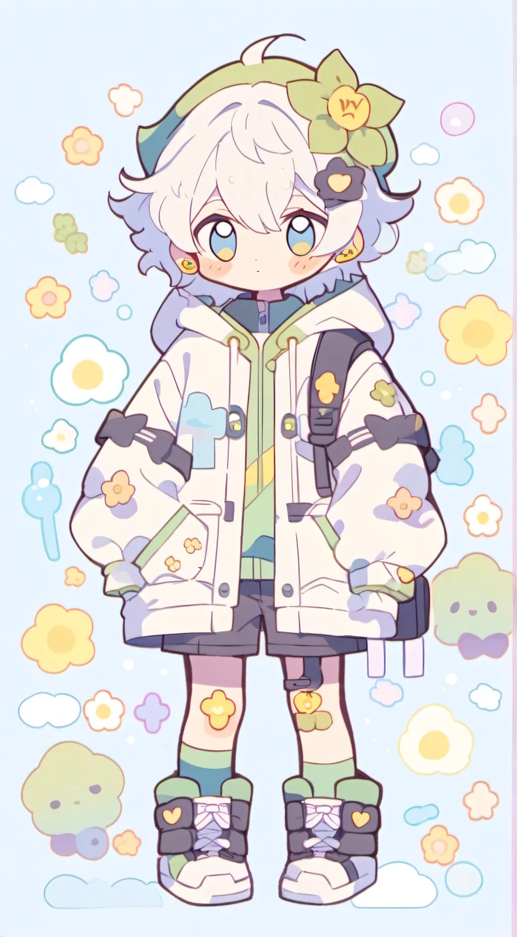 ai character: Dw from the start background