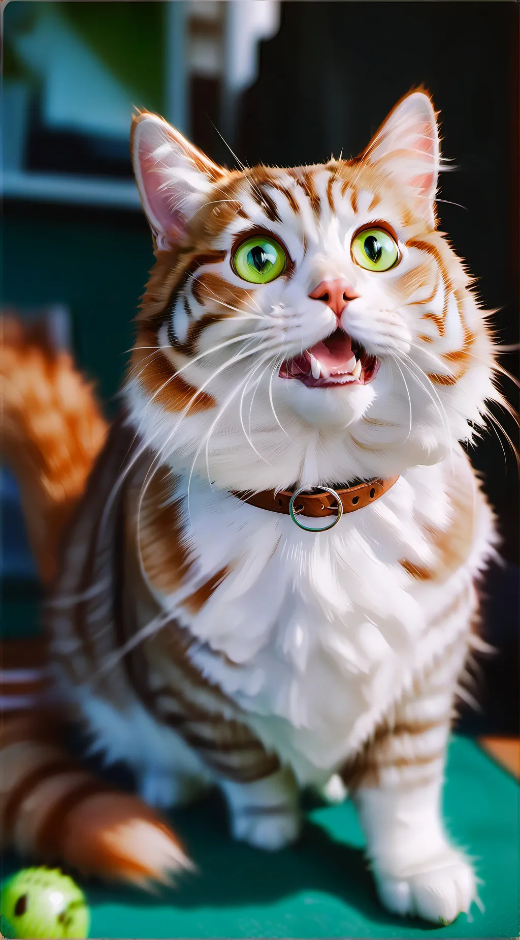 ai character: Mr.Leo(my cat irl) background