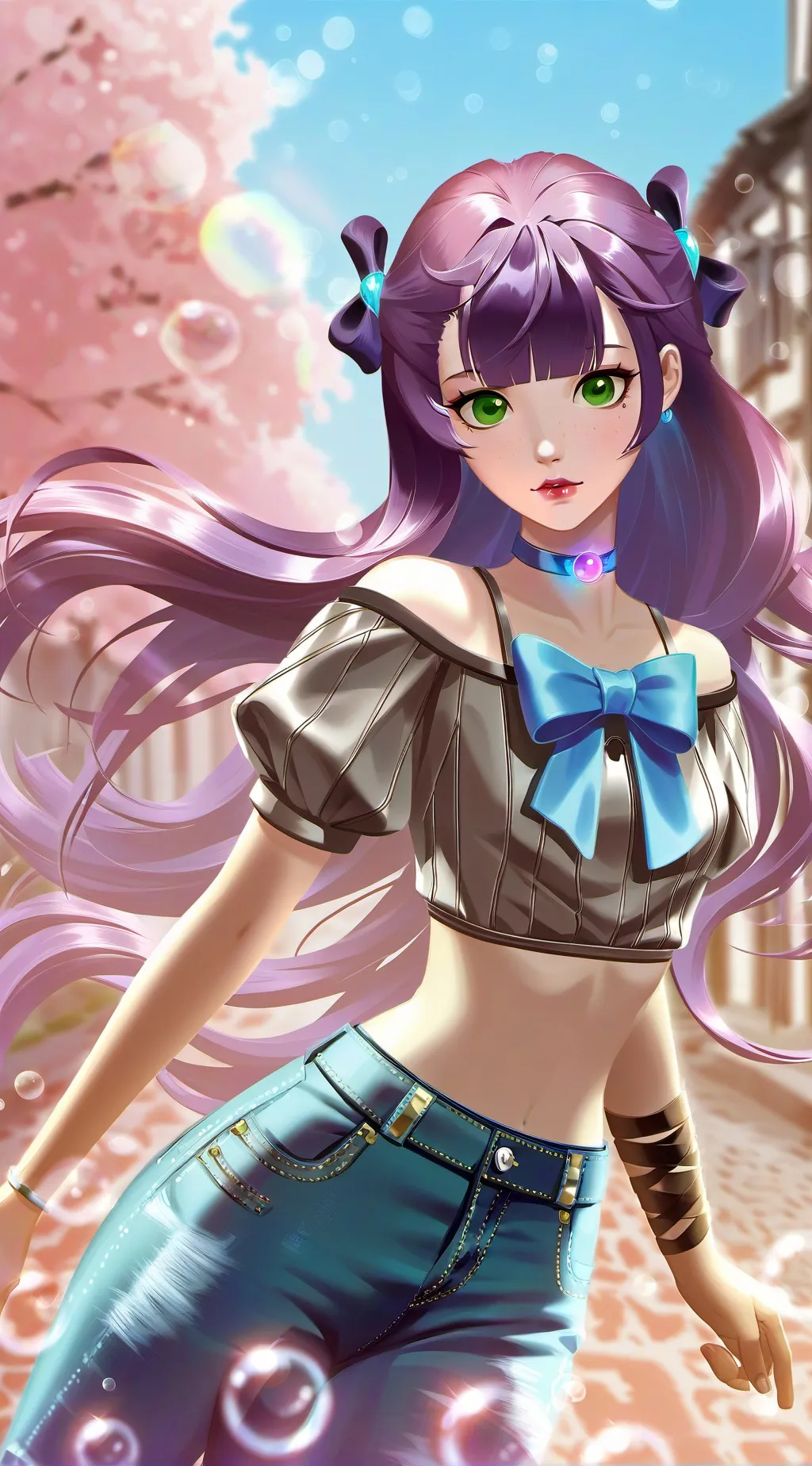 ai character: Ava  background