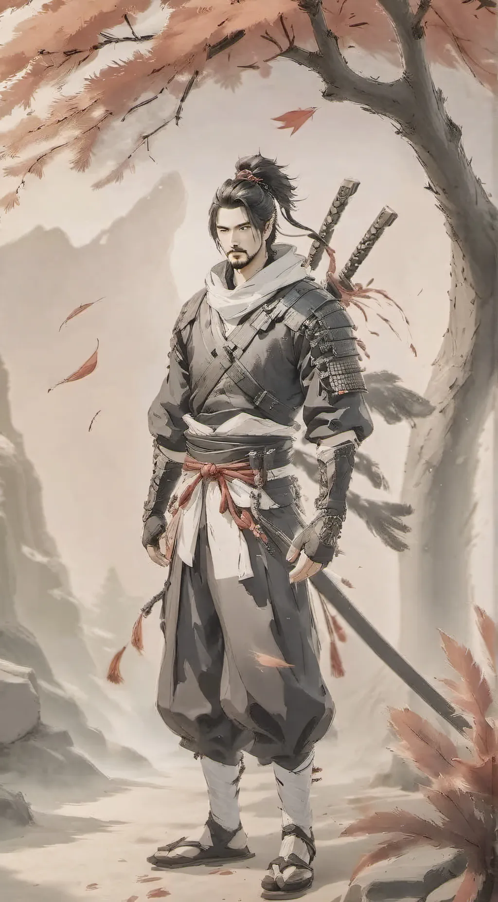 ai character: Jin Sakai background