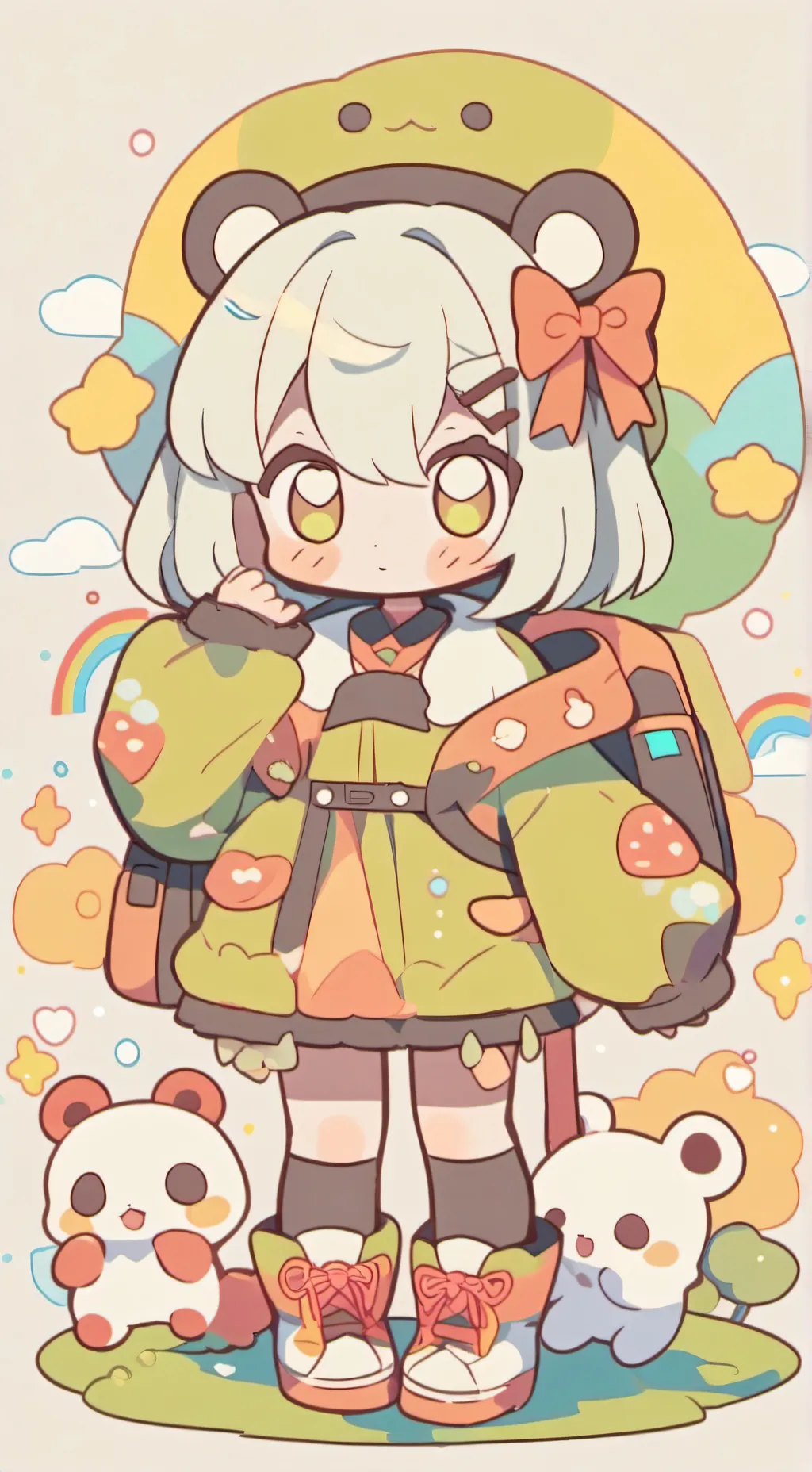 ai character: elemitina show background