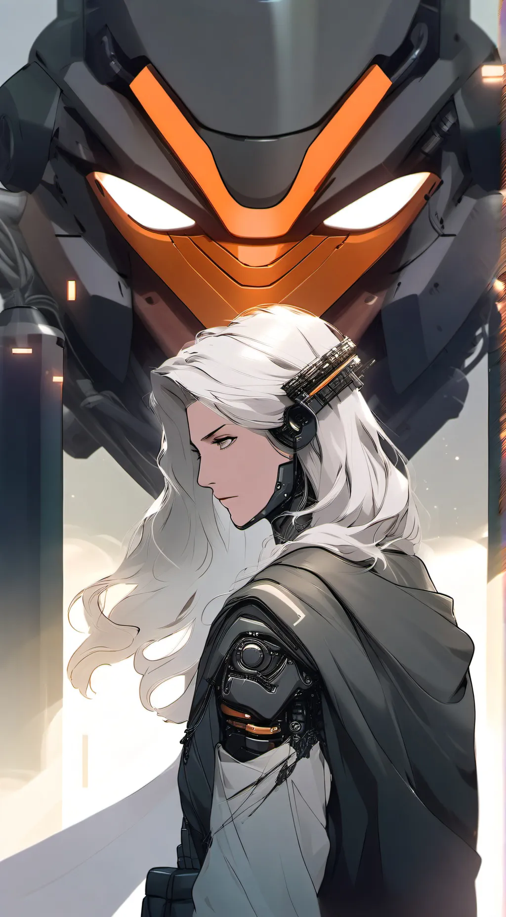 ai character: A robots love background