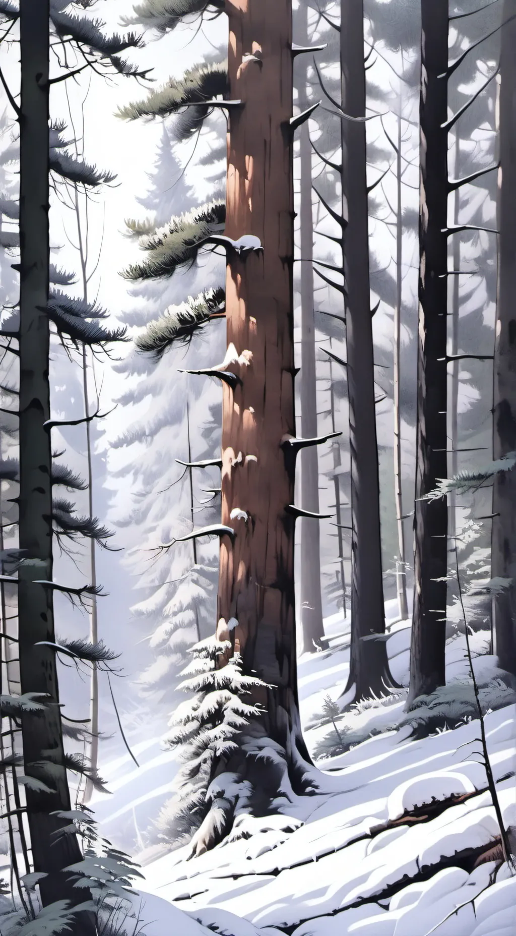 ai character: FPE: VVED (forest) background