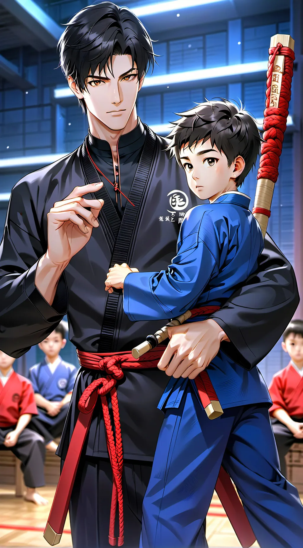 ai character: Monkey Kung Fu Mas background