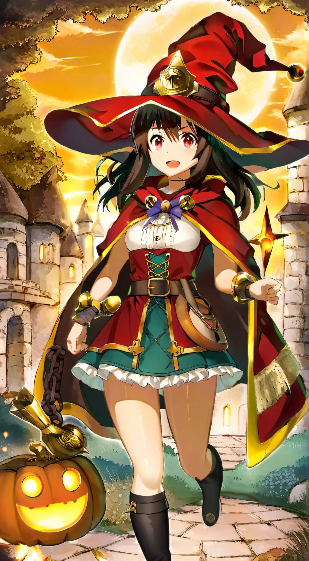 ai character: megumin  background