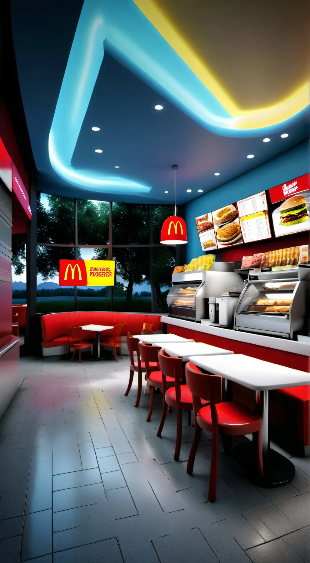 ai character: MHA DRIVE THREW🍔🍟 background