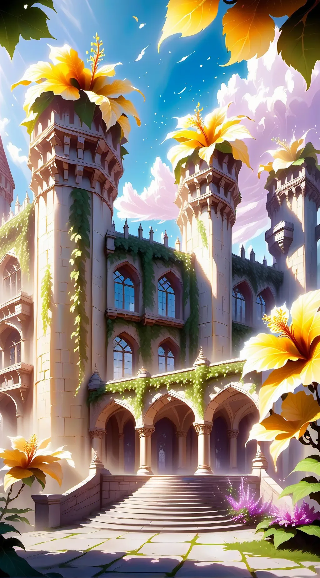 ai character: secundária magica background