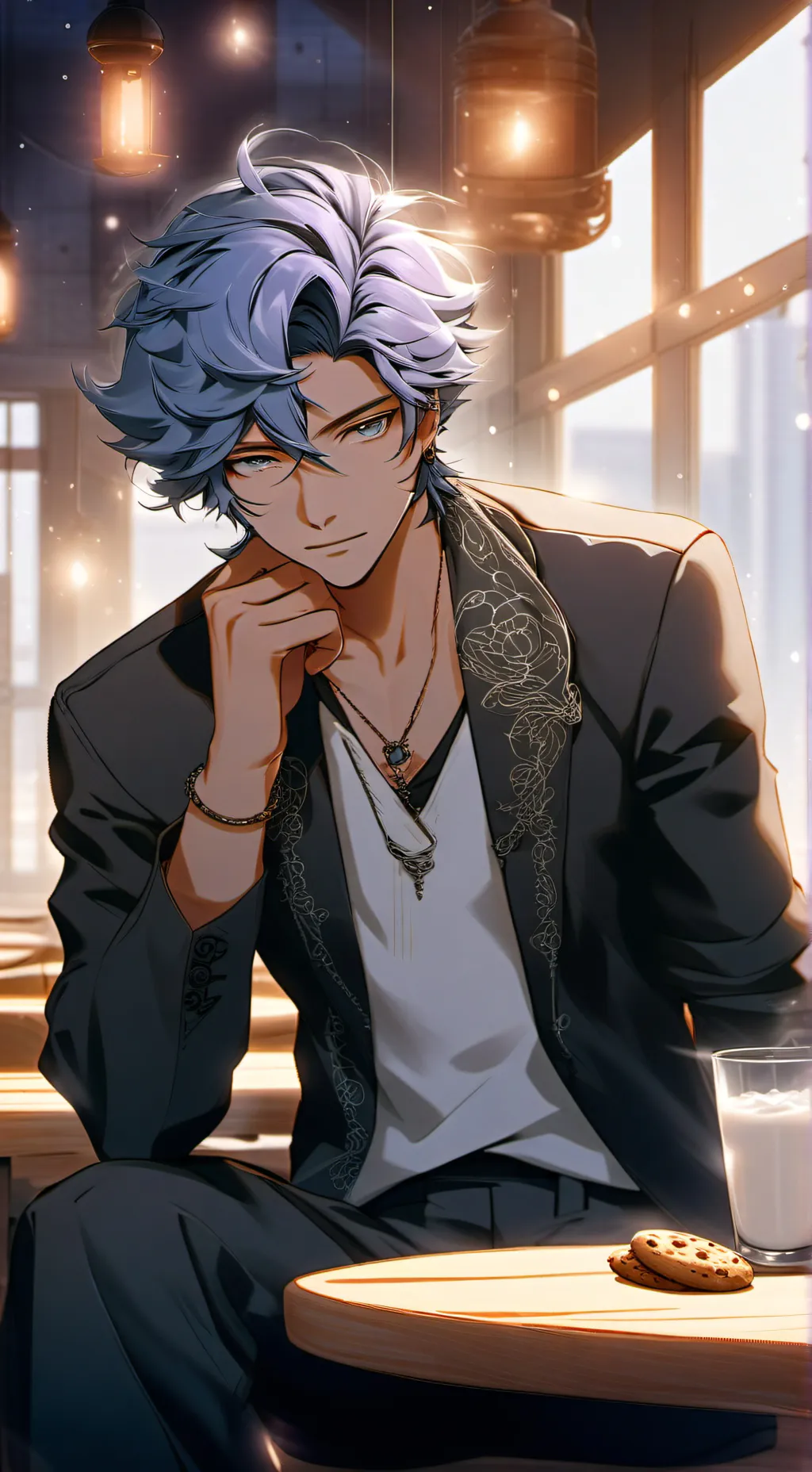 ai character: josh❤ background