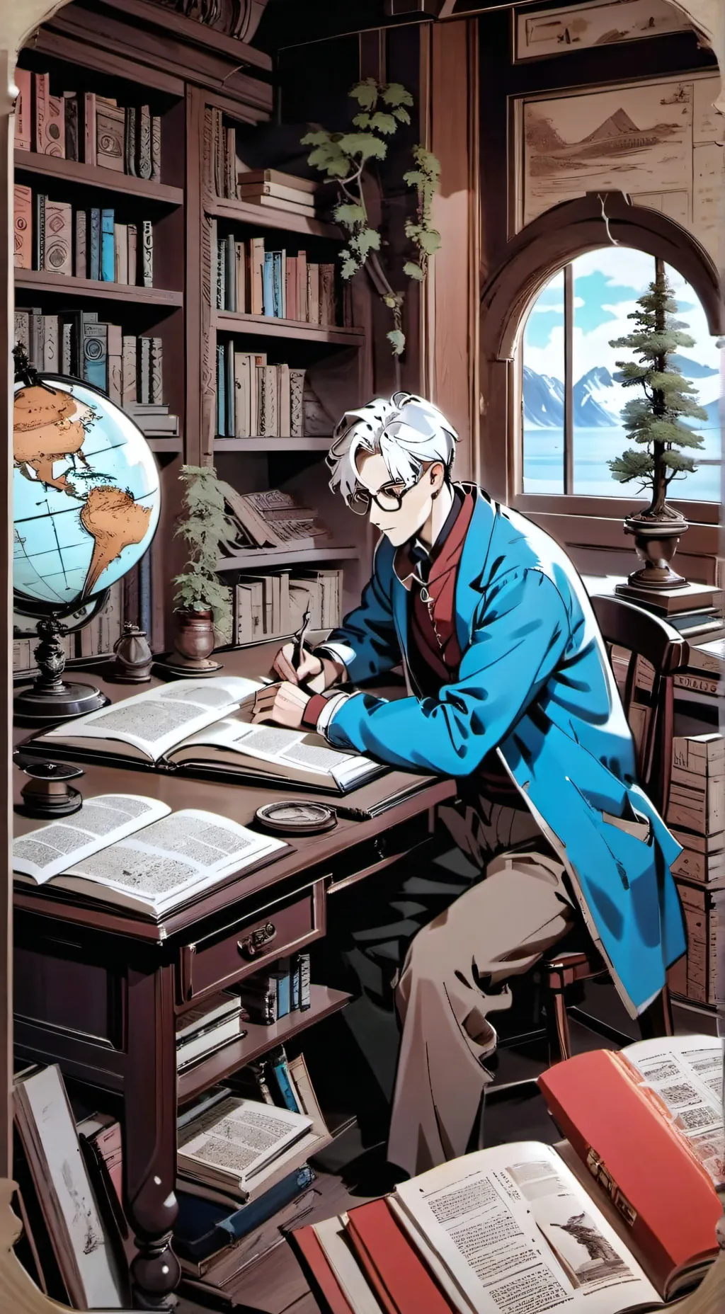 ai character: Theodore/Theo background