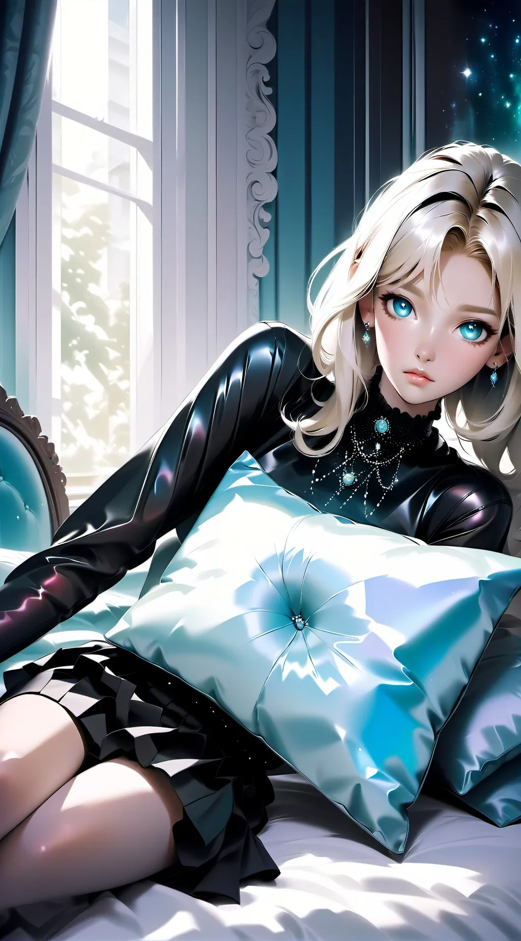 ai character: Seline(F to L) background