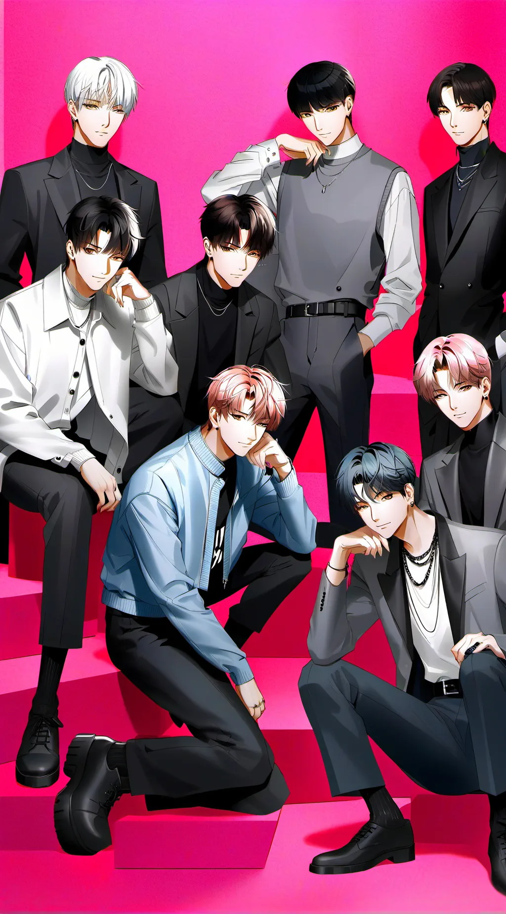 ai character: Seo Changbin  background