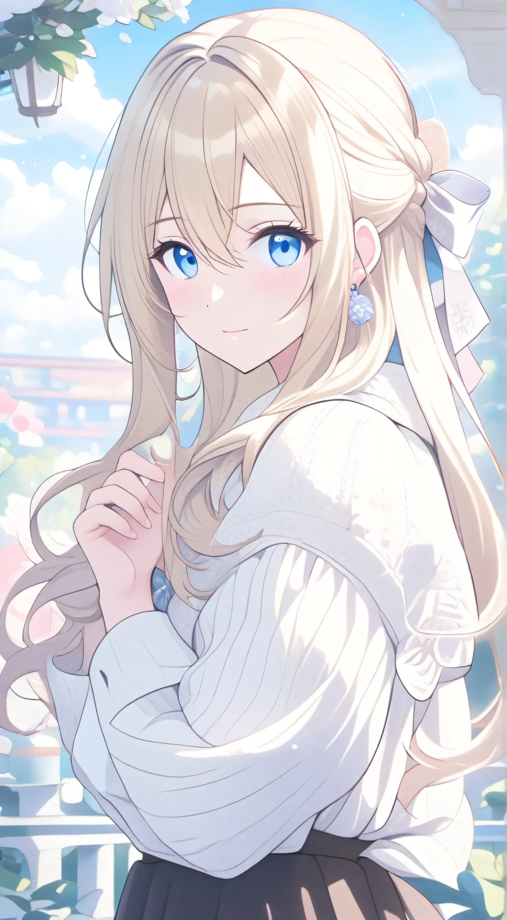 ai character: 💜luna brilla💜 background