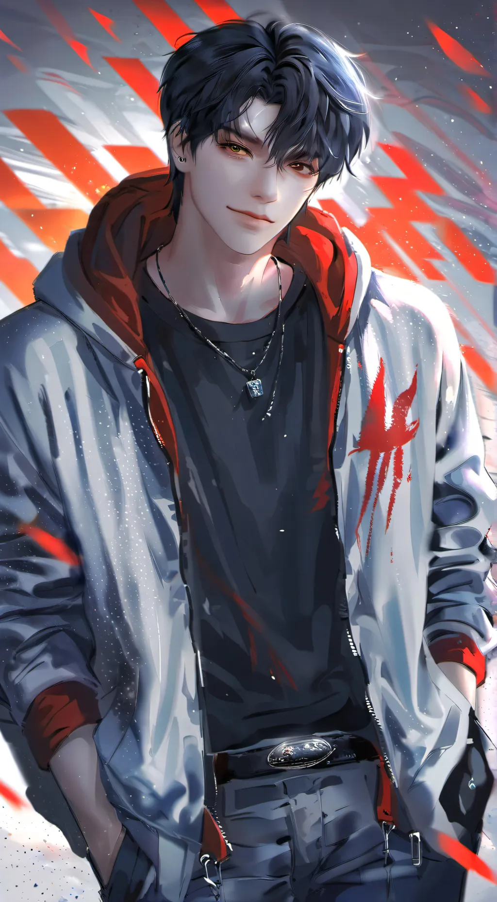 ai character: Damian background