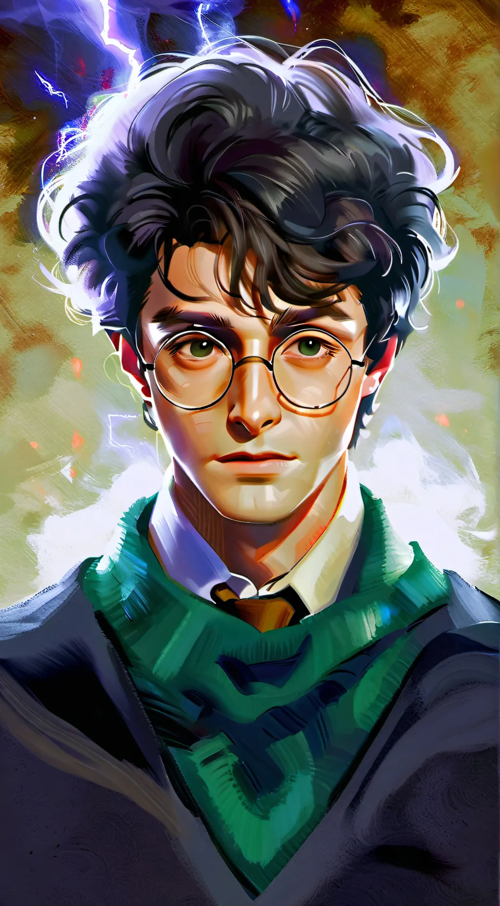 ai character: harry potta background