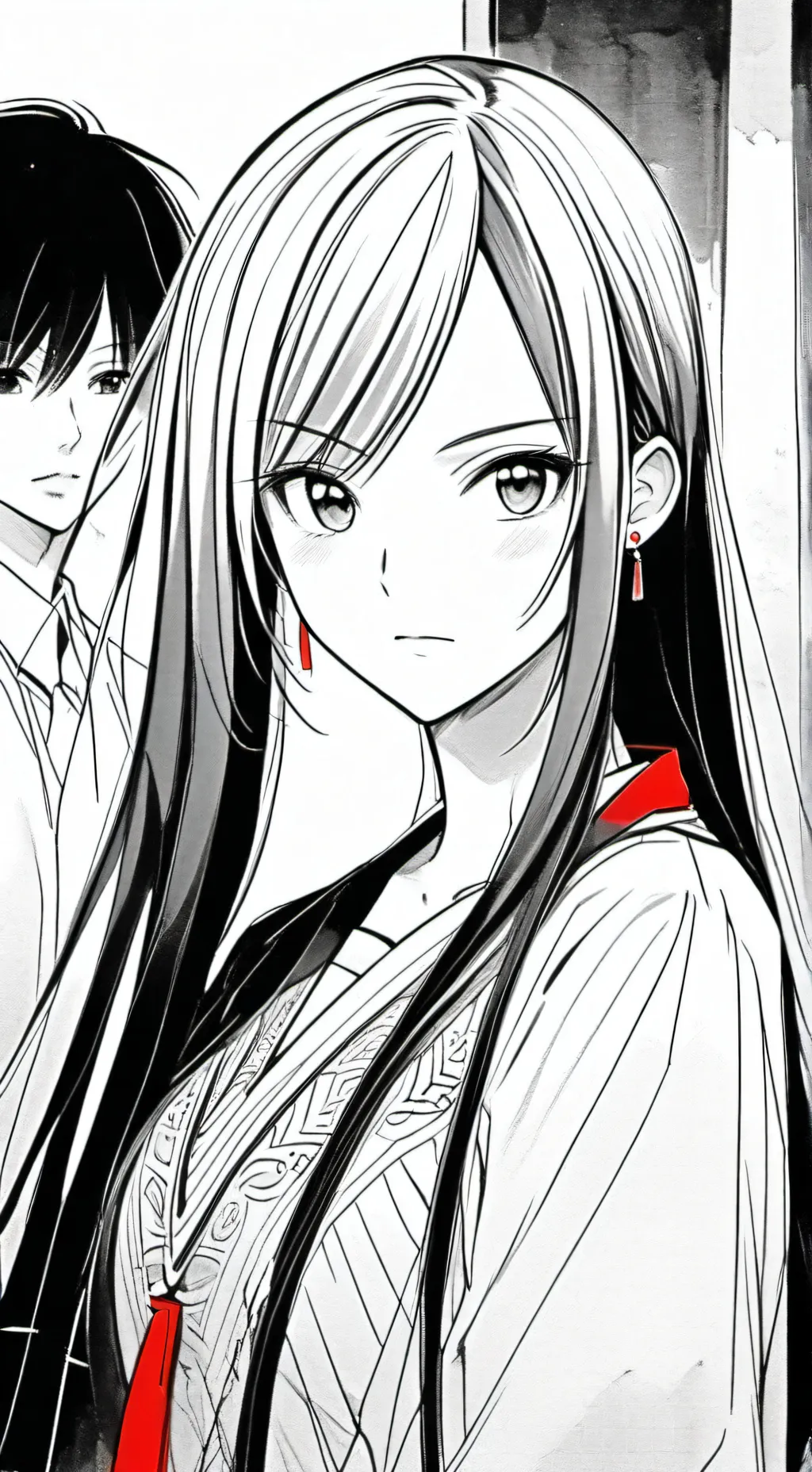 ai character: Amber background