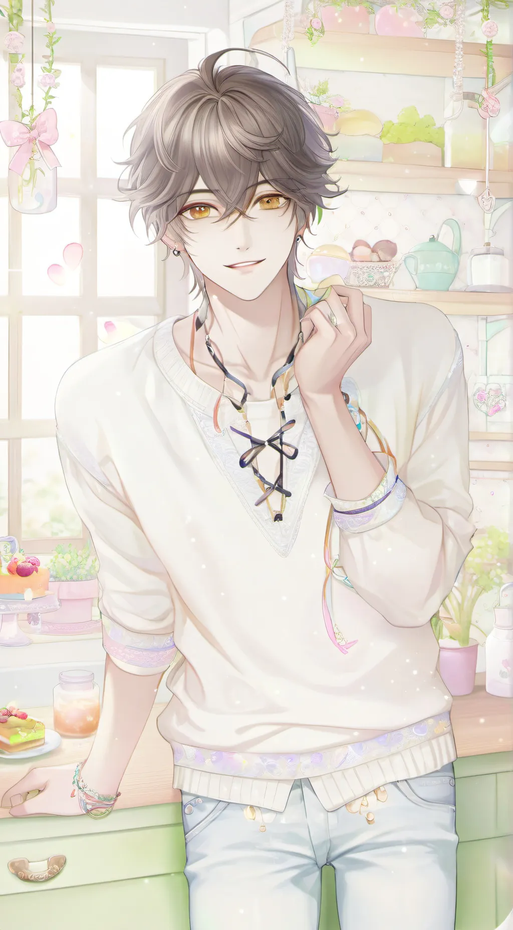 ai character: Iso background