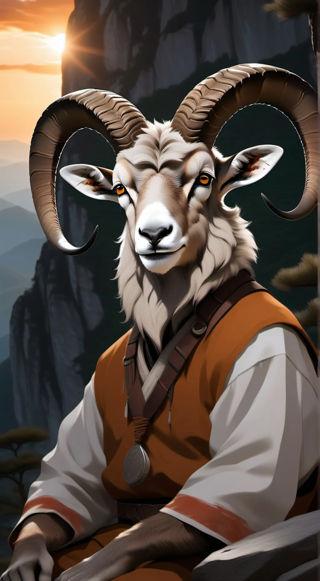 ai character: Ulysses the Urial background