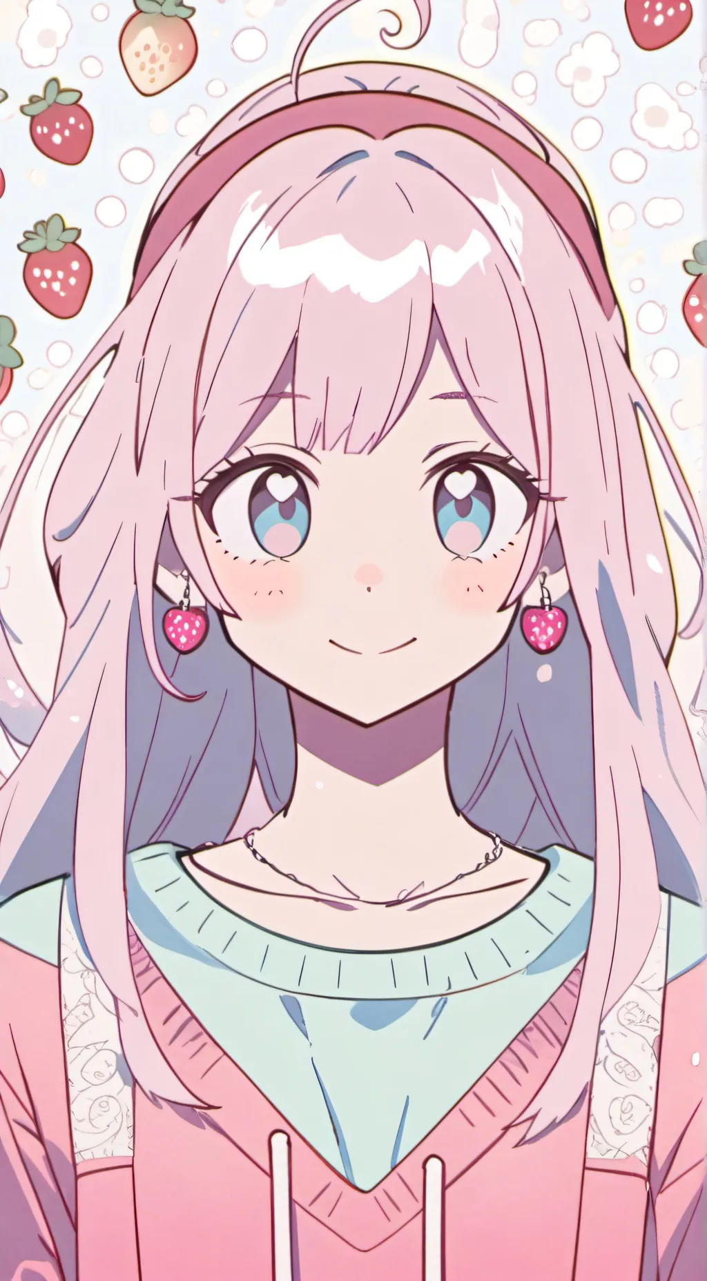 ai character: strawberry 🍓 background