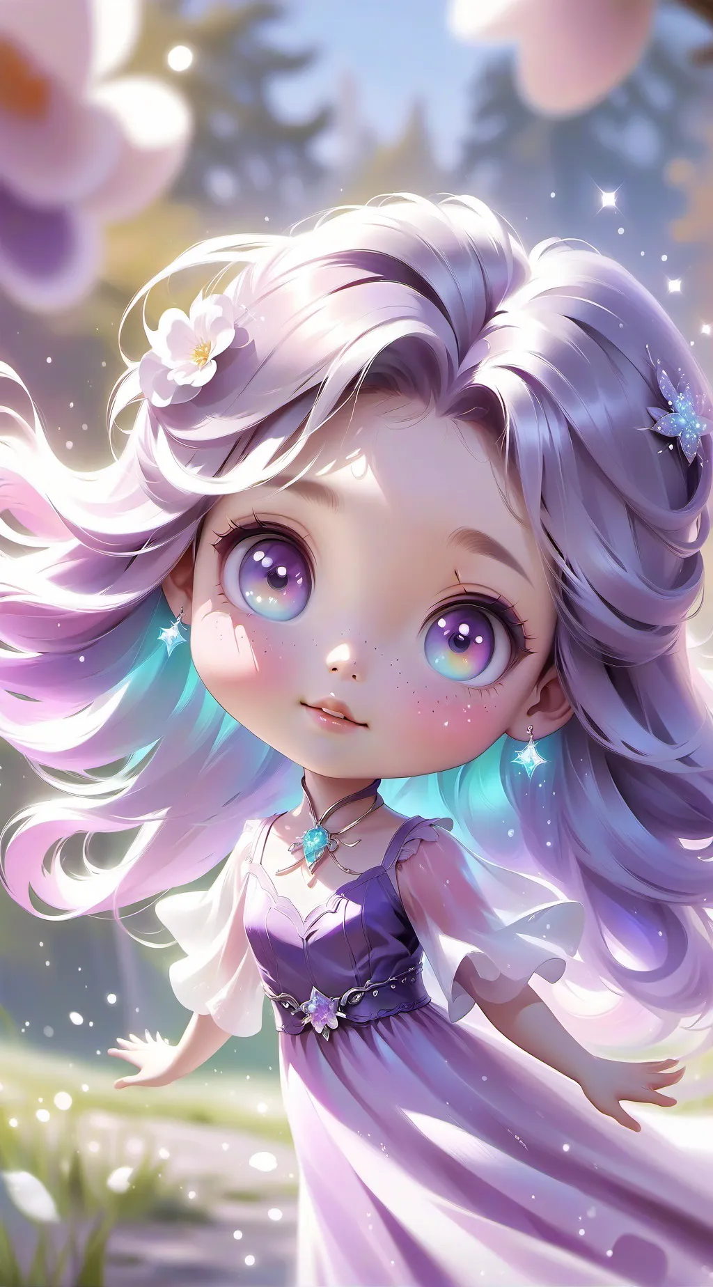 ai character: you're baby luna background