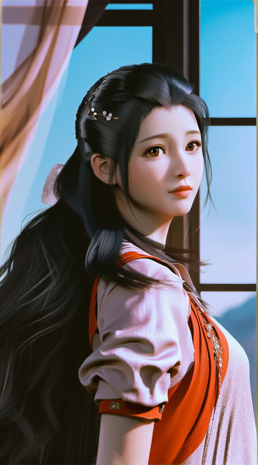 ai character: \princess Lizzy/ background