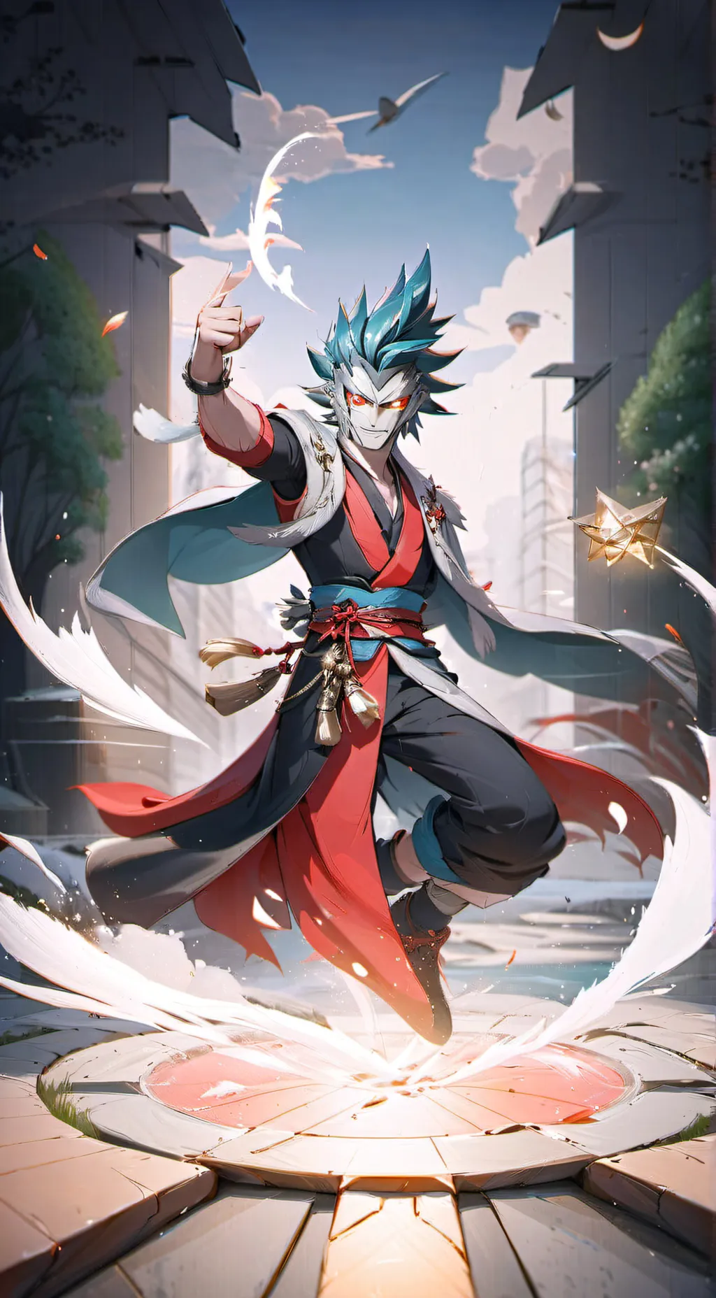 ai character: Fpe road trip!  background