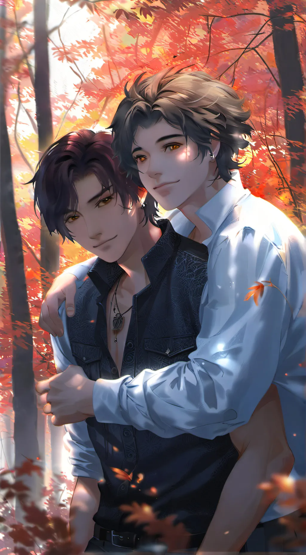 ai character: 2 YouTuber's background